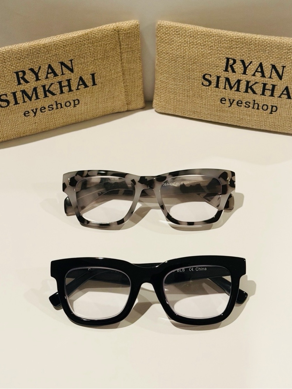 Ryan Simkhai Lot Of Two Pairs Of Blue Light Readers